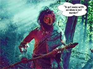 Middle Palaeolithic Führer with hafted spear.