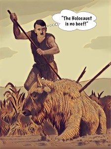 Middle Palaeolithic Führer hunting bison.